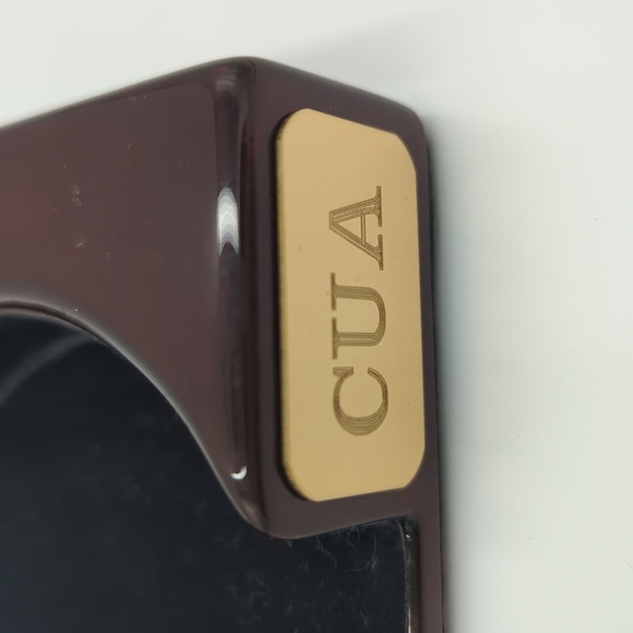 Set of 4 drink Coasters Metal With Holder Black & Gold Round - Picture 5 of 9